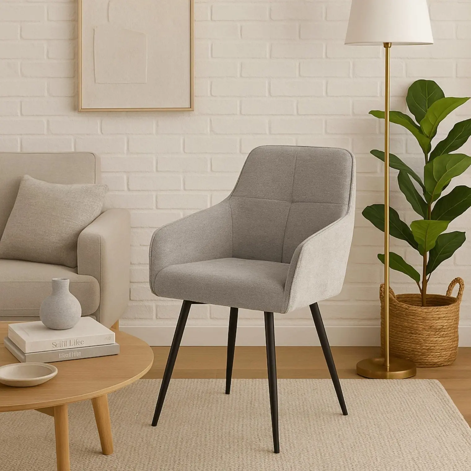 Стул Mebel Elite Larisa (Grey/Black)