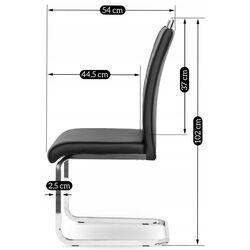 Стул Mebel Elite Loca (Black/Silver) Thumb