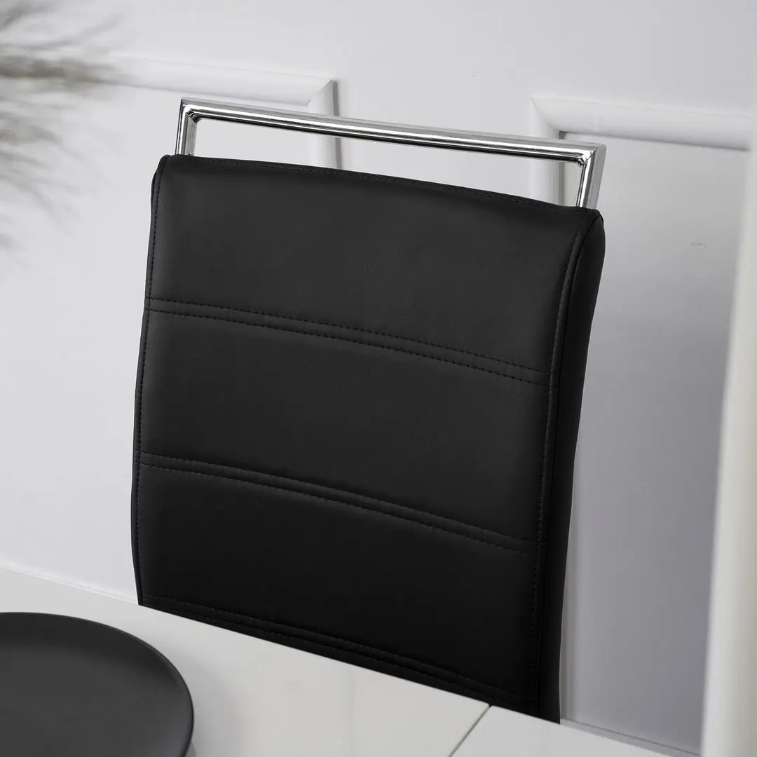 Стул Mebel Elite Loca (Black/Silver)