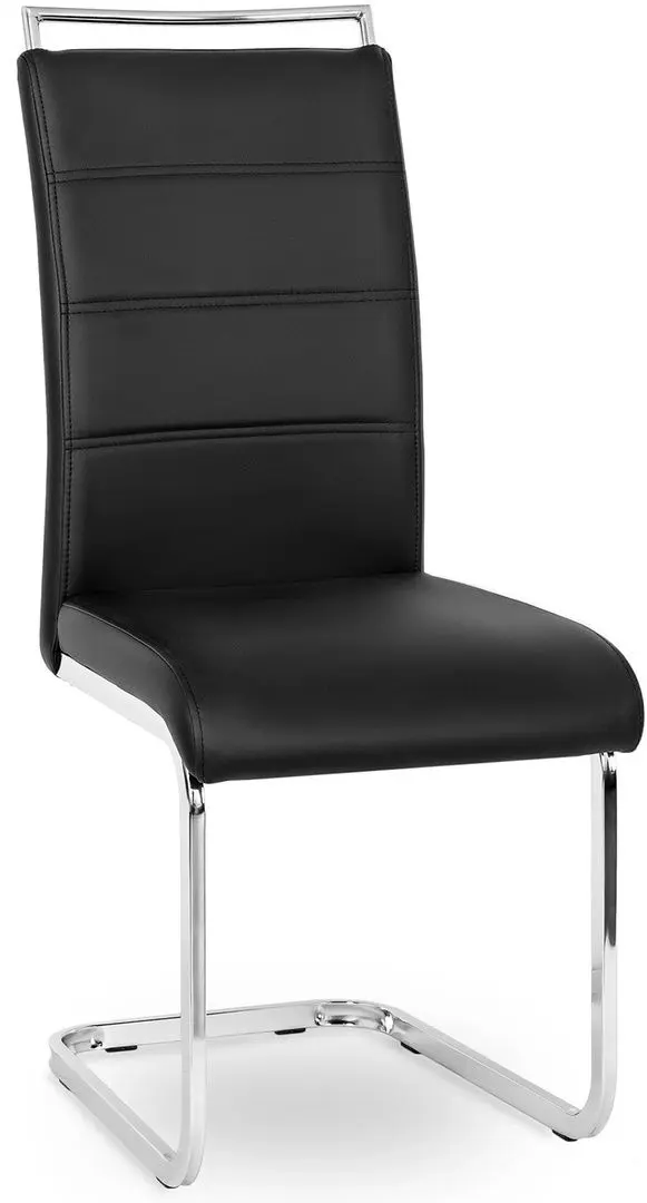 Стул Mebel Elite Loca (Black/Silver)