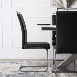 Стул Mebel Elite Loca (Black/Silver) Thumb