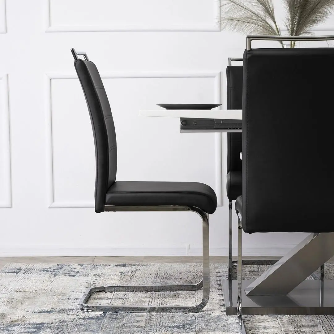 Стул Mebel Elite Loca (Black/Silver)