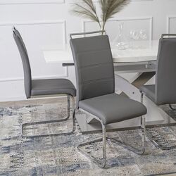 Scaun Mebel Elite Loca (Grey/Silver) Thumb