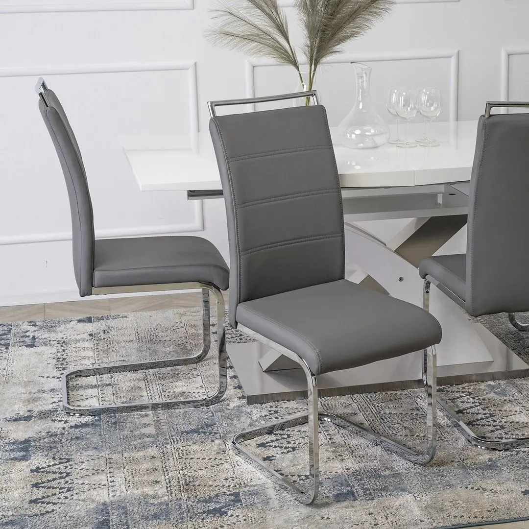 Scaun Mebel Elite Loca (Grey/Silver)