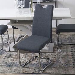 Стул Mebel Elite Lopez (Dark Grey/Silver)