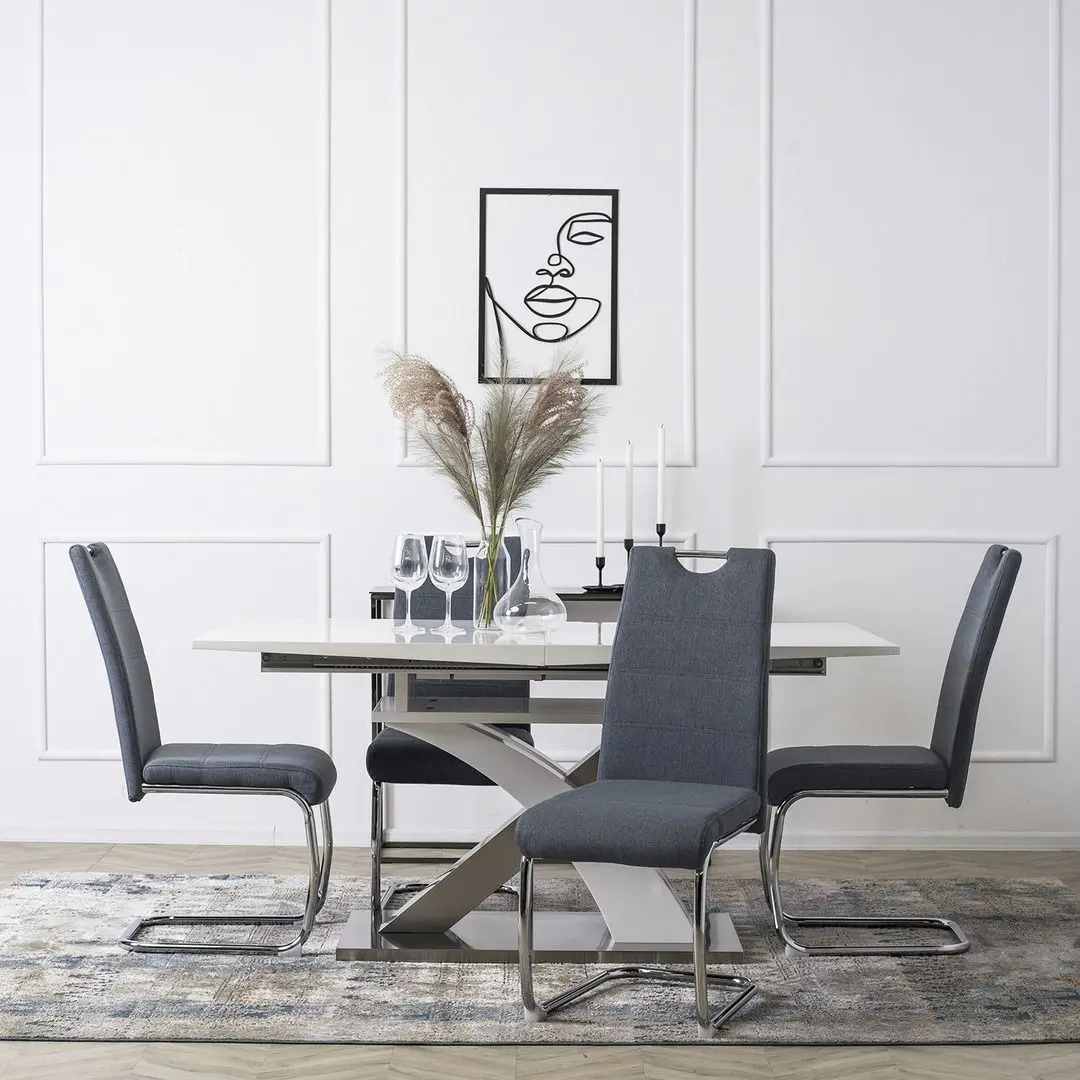 Стул Mebel Elite Lopez (Dark Grey/Silver) - 8
