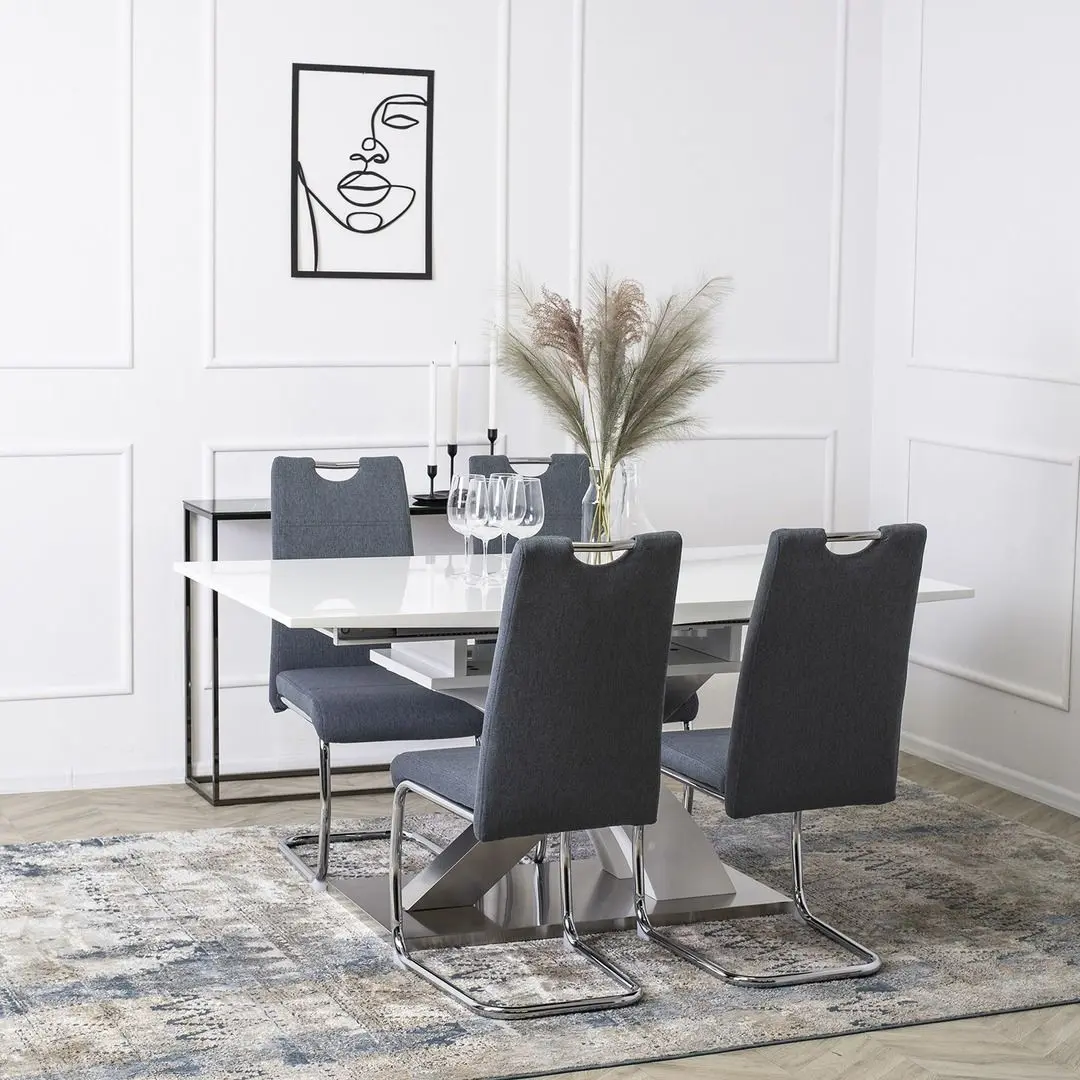 Стул Mebel Elite Lopez (Dark Grey/Silver) - 9