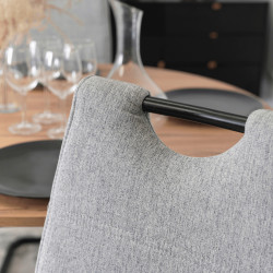 Scaun Mebel Elite Lopez (Grey/Black) Thumb