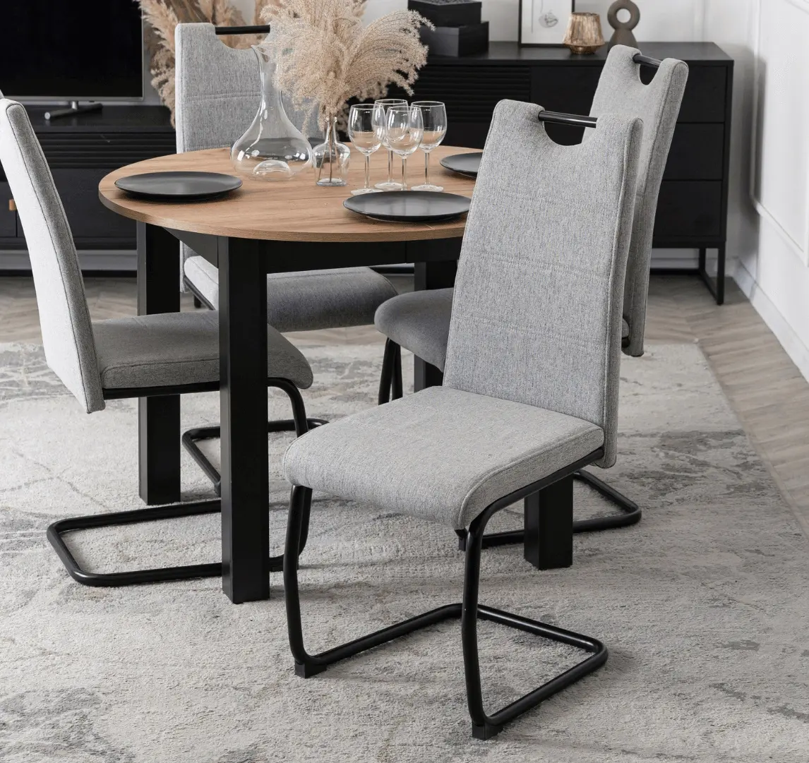 Scaun Mebel Elite Lopez (Grey/Black)