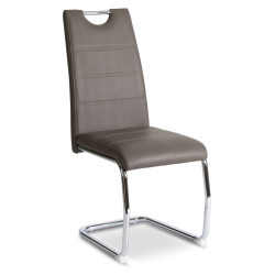 Стул Mebel Elite Lopez (Grey/Chrome) Thumb
