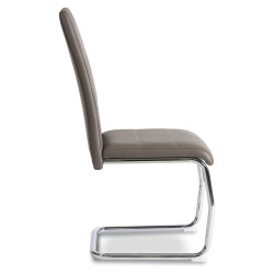 Стул Mebel Elite Lopez (Grey/Chrome) Thumb