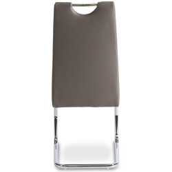 Стул Mebel Elite Lopez (Grey/Chrome) Thumb