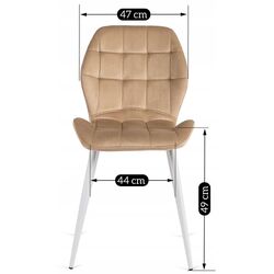 Стул Mebel Elite Lucky (Beige/White) Thumb