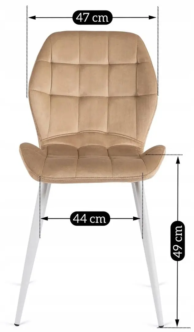Стул Mebel Elite Lucky (Beige/White)