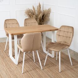 Стул Mebel Elite Lucky (Beige/White) Thumb