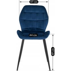 Scaun Mebel Elite Lucky (Blue/Black) Thumb