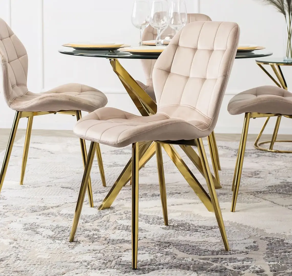 Стул Mebel Elite Lucky (Cream/Golden)