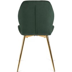 Scaun Mebel Elite Lucky (Green/Golden) Thumb