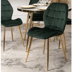 Scaun Mebel Elite Lucky (Green/Golden) Thumb