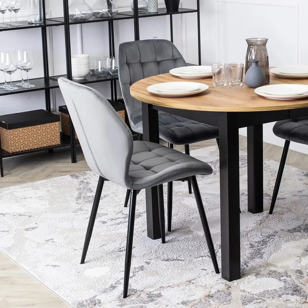 Scaun Mebel Elite Lucky (Grey/Black)