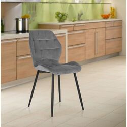 Scaun Mebel Elite Lucky (Grey/Black)