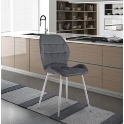 Стул Mebel Elite Lucky (Grey/White)