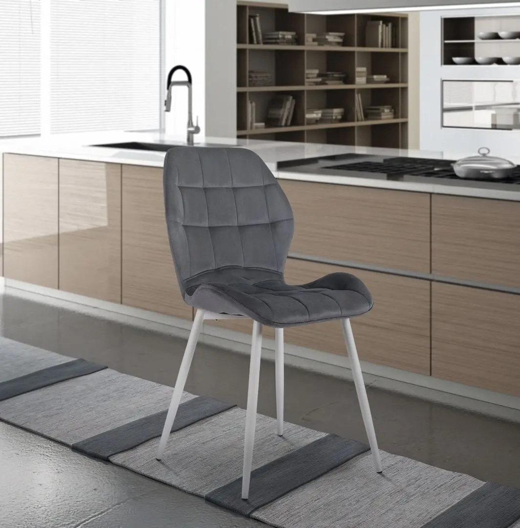 Стул Mebel Elite Lucky (Grey/White)