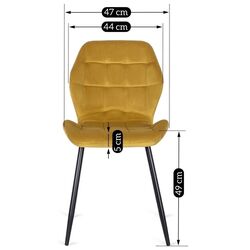 Scaun Mebel Elite Lucky (Yellow/Black) Thumb