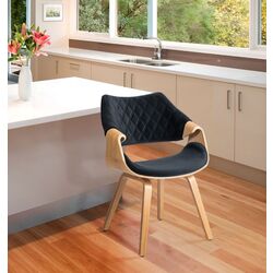 Scaun Mebel Elite Luise (Black/Craft Oak Golden)