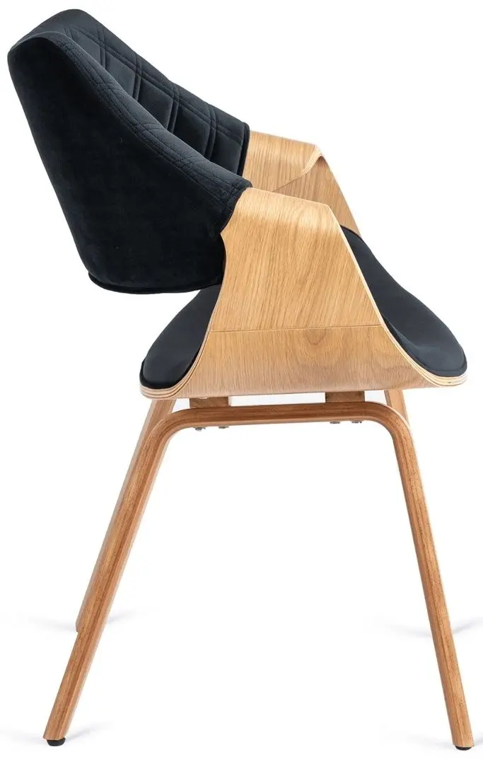 Scaun Mebel Elite Luise (Black/Craft Oak Golden) - 5