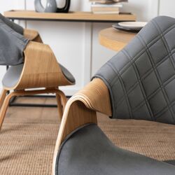 Стул Mebel Elite Luise (Grey/Craft Oak Golden) Thumb