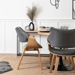 Стул Mebel Elite Luise (Grey/Craft Oak Golden) Thumb