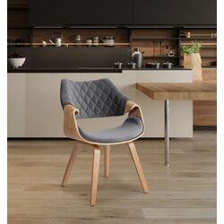 Стул Mebel Elite Luise (Grey/Craft Oak Golden)