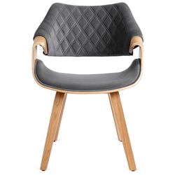 Стул Mebel Elite Luise (Grey/Craft Oak Golden) Thumb