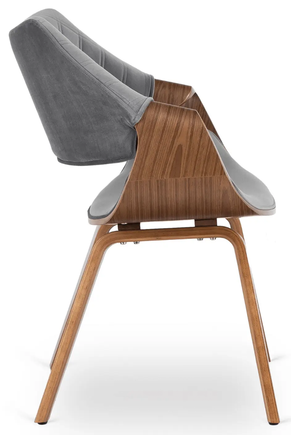 Scaun Mebel Elite Luise (Grey/Walnut) - 3