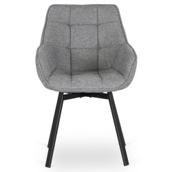 Scaun Mebel Elite Luna 2 (Grey/Black) Thumb