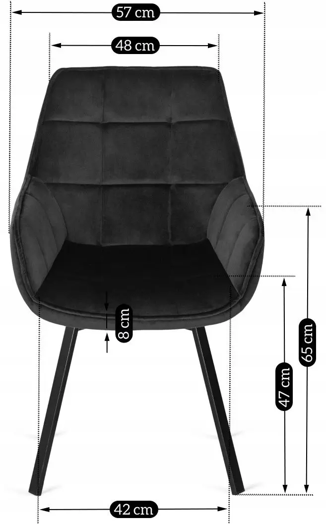 Стул Mebel Elite Luna (Black)