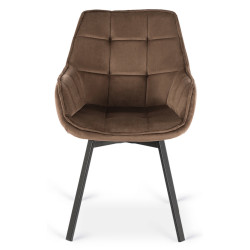 Стул Mebel Elite Luna (Brown/Black) Thumb