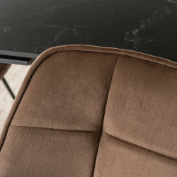 Стул Mebel Elite Luna (Brown/Black) Thumb