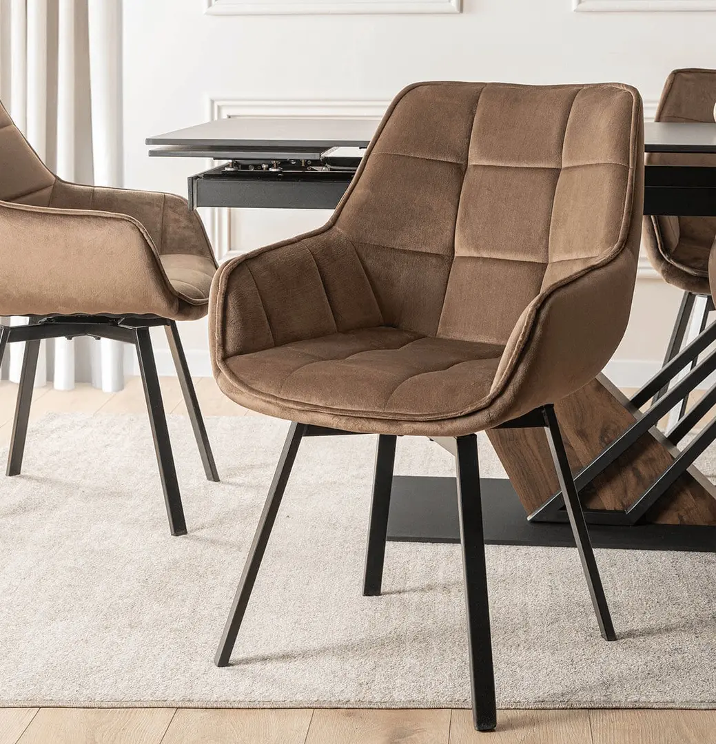 Стул Mebel Elite Luna (Brown/Black)