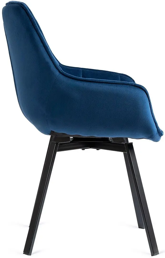 Стул Mebel Elite Luna (Dark Blue/Black)