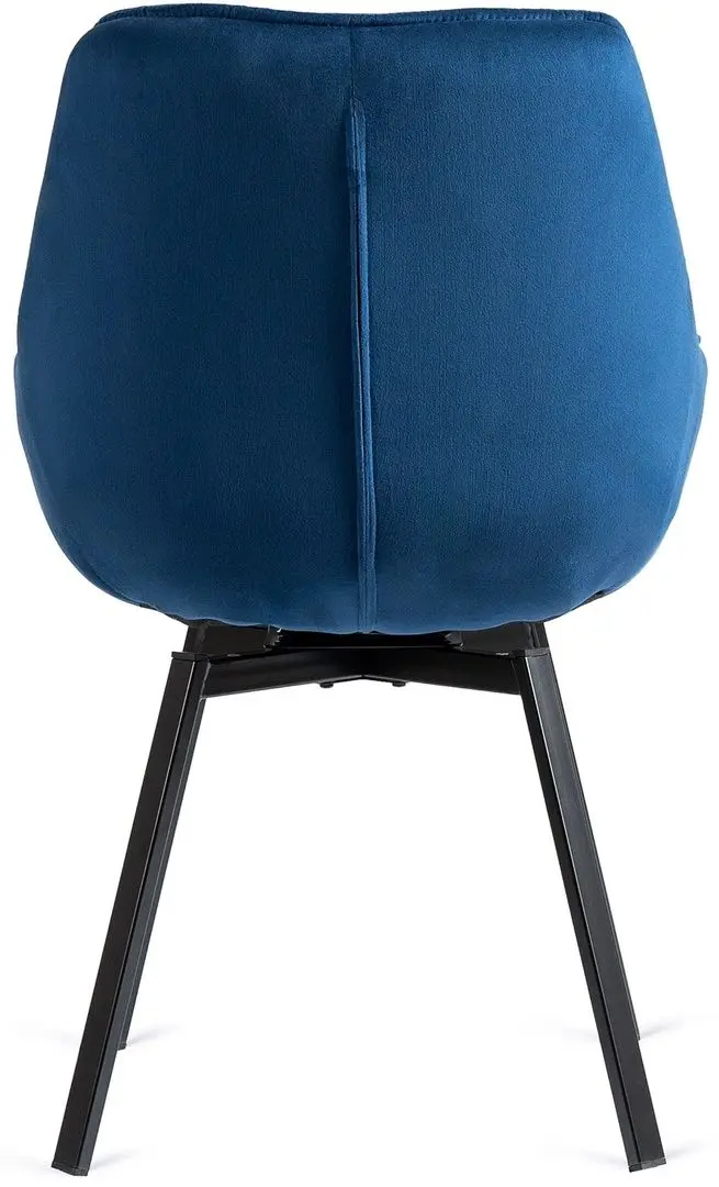 Стул Mebel Elite Luna (Dark Blue/Black)