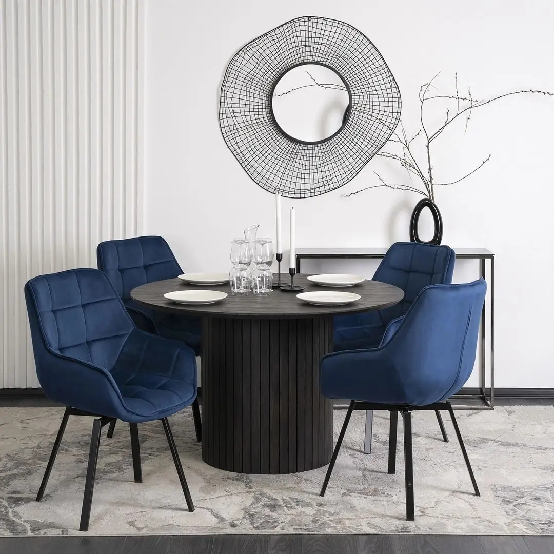 Стул Mebel Elite Luna (Dark Blue/Black)