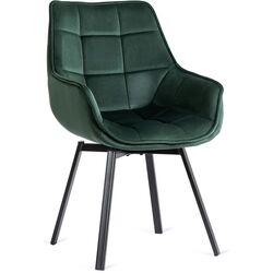 Стул Mebel Elite Luna (Green/Black) Thumb