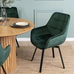 Стул Mebel Elite Luna (Green/Black) Thumb