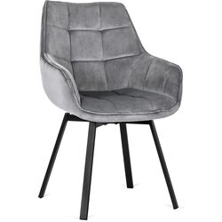 Scaun Mebel Elite Luna (Grey/Black) Thumb