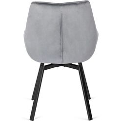 Scaun Mebel Elite Luna (Grey/Black) Thumb