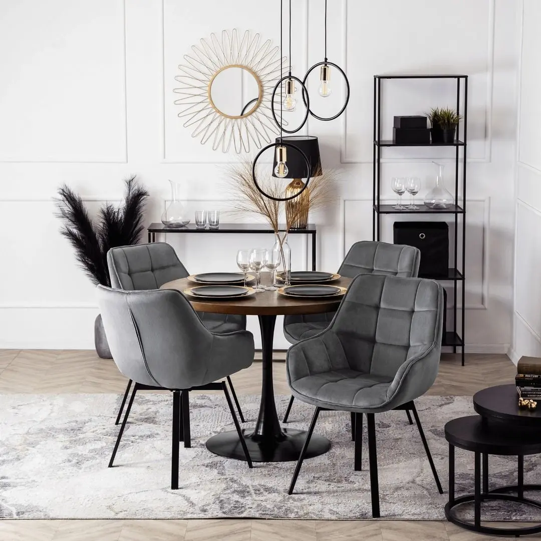 Scaun Mebel Elite Luna (Grey/Black)