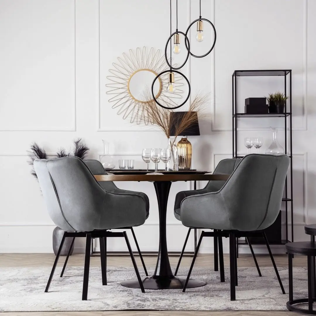 Scaun Mebel Elite Luna (Grey/Black)