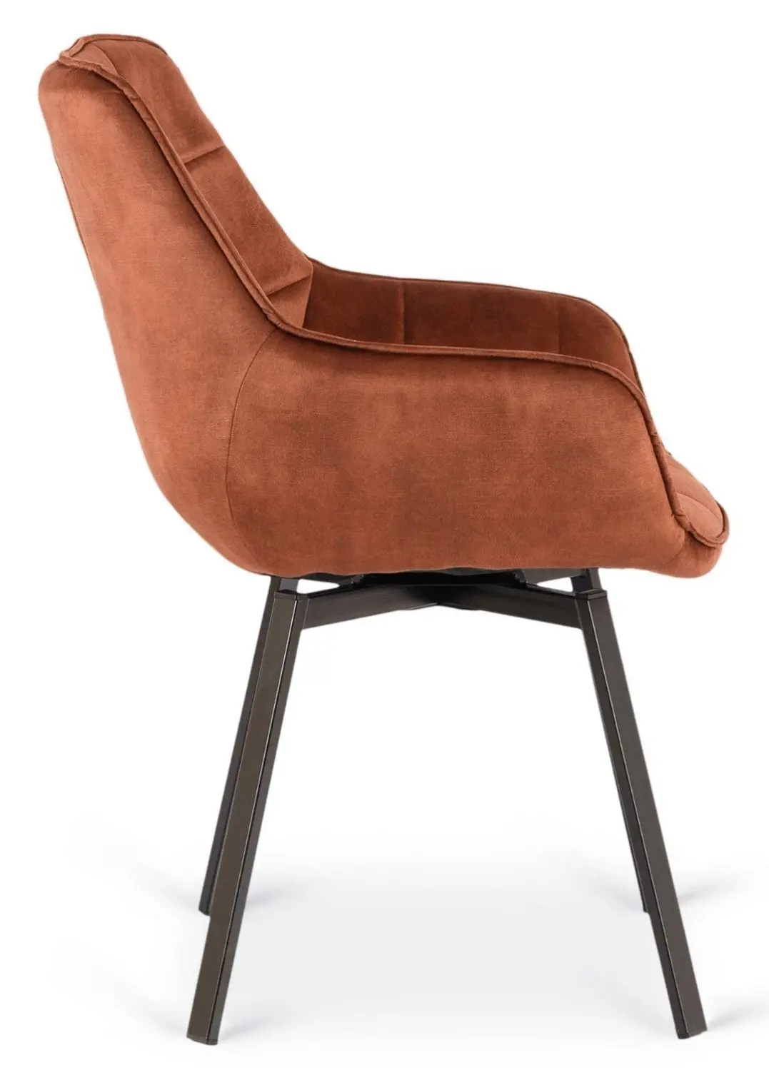 Стул Mebel Elite Luna (Terracotta/Black) - 3